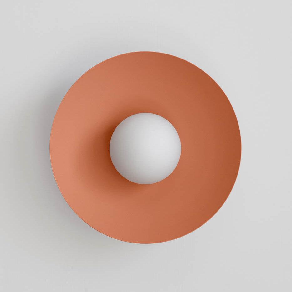 Solacien Plafonnier en verre et auvent avec options de couleurs