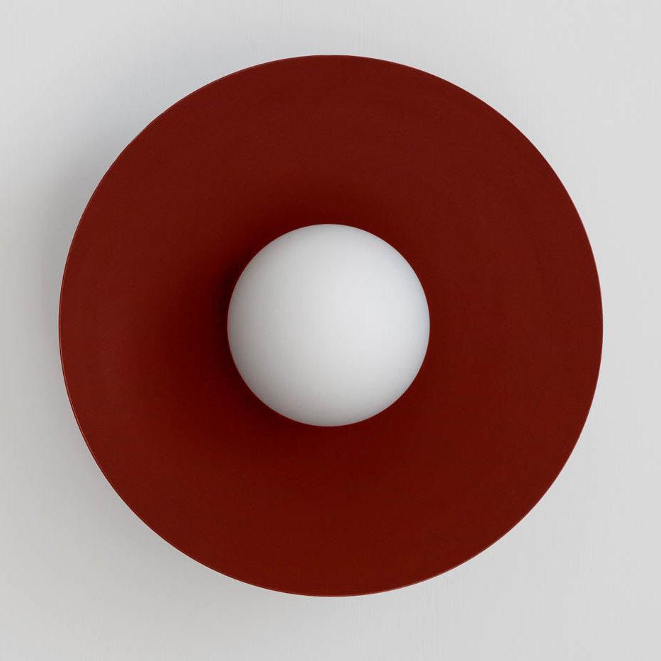 Solacien Plafonnier en verre et auvent avec options de couleurs