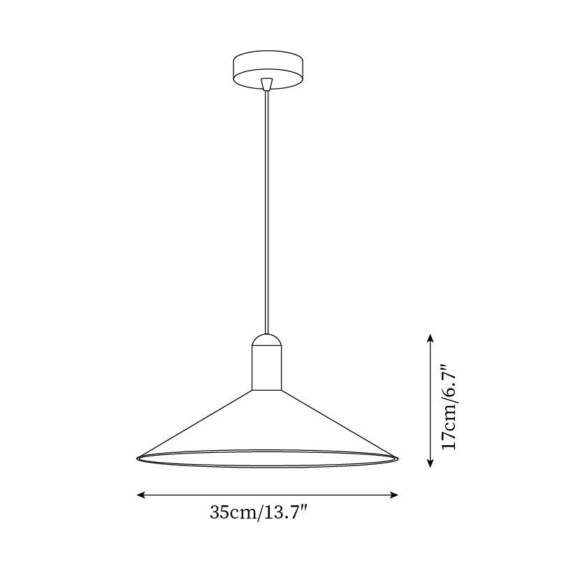 Aether Suspension LED Acrylique Minimaliste
