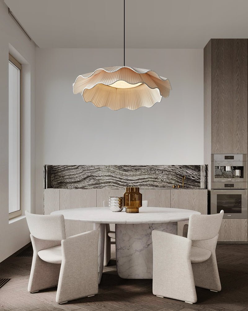 Ellorel Lampe Suspendue en Tissu Wave Brass