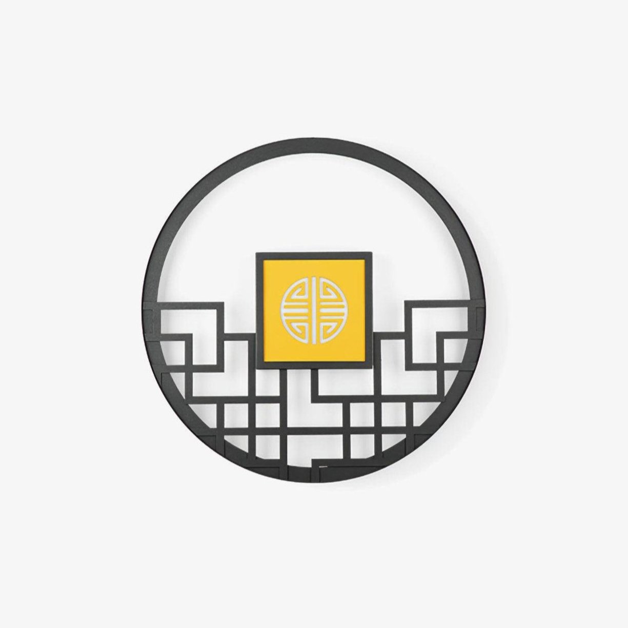 Alzoror Applique Murale Ronde Extérieure Art Nordique