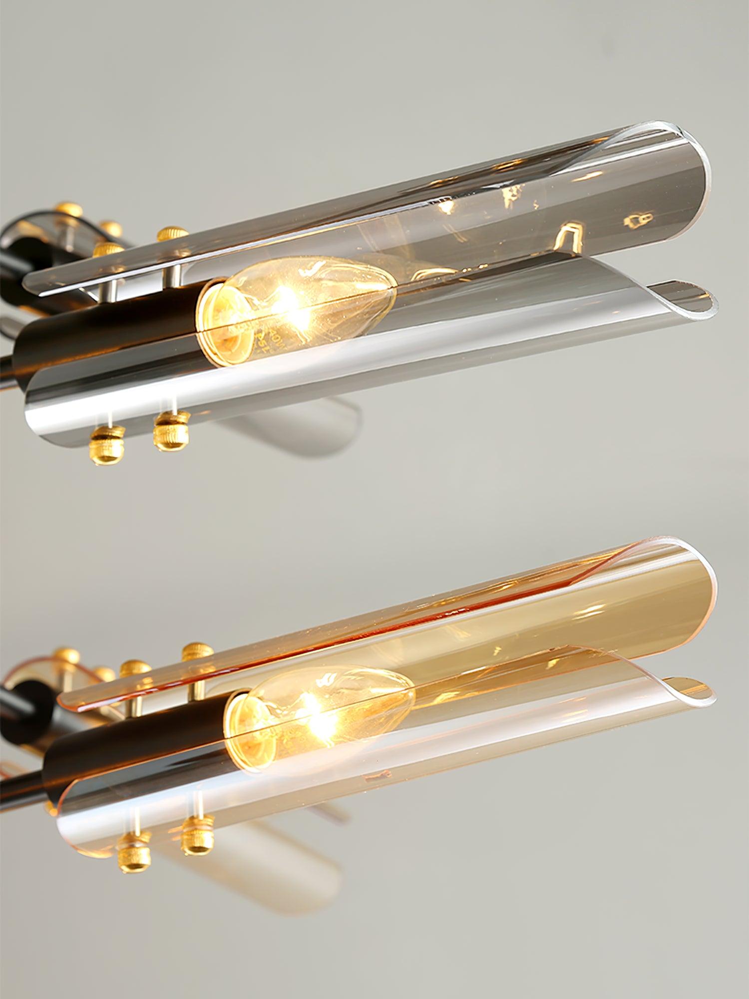 Lustra Lustre Double 6-Luminaires Moderne