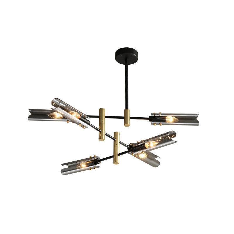 Lustra Lustre Double 6-Luminaires Moderne