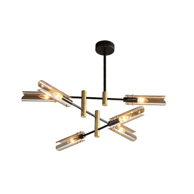 Lustra Lustre Double 6-Luminaires Moderne