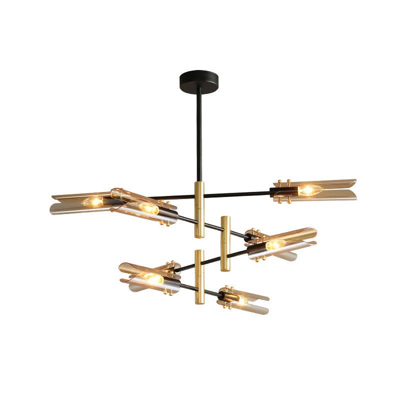 Lustra Lustre Double 6-Luminaires Moderne