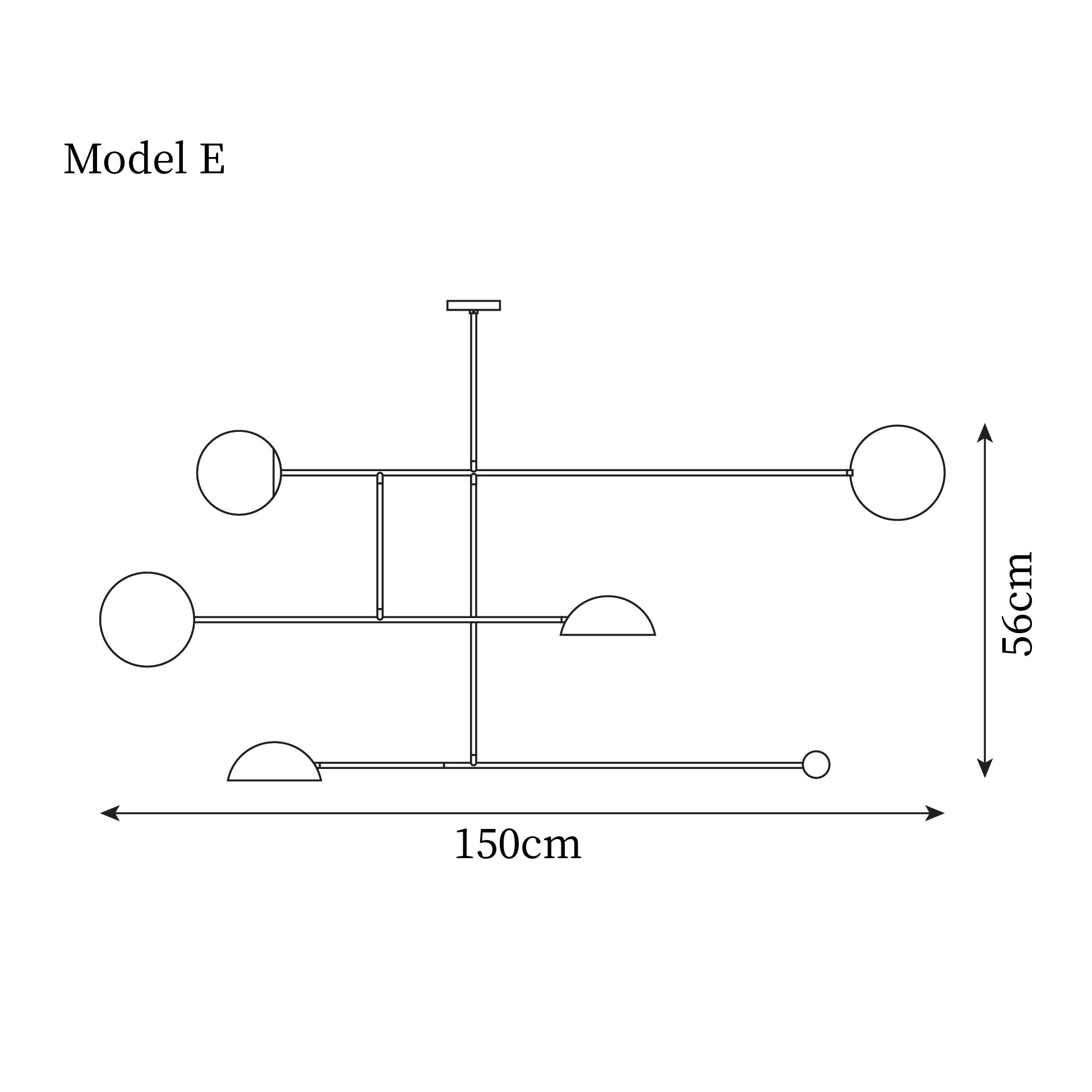 Orbital Suspension Linéaire Moderne Balance
