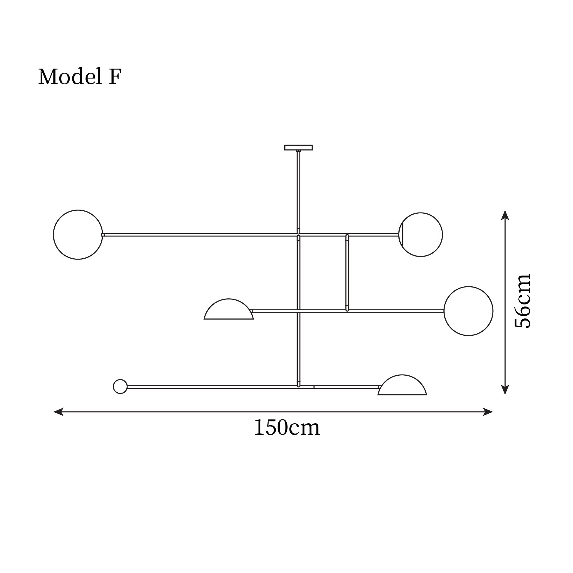 Orbital Suspension Linéaire Moderne Balance
