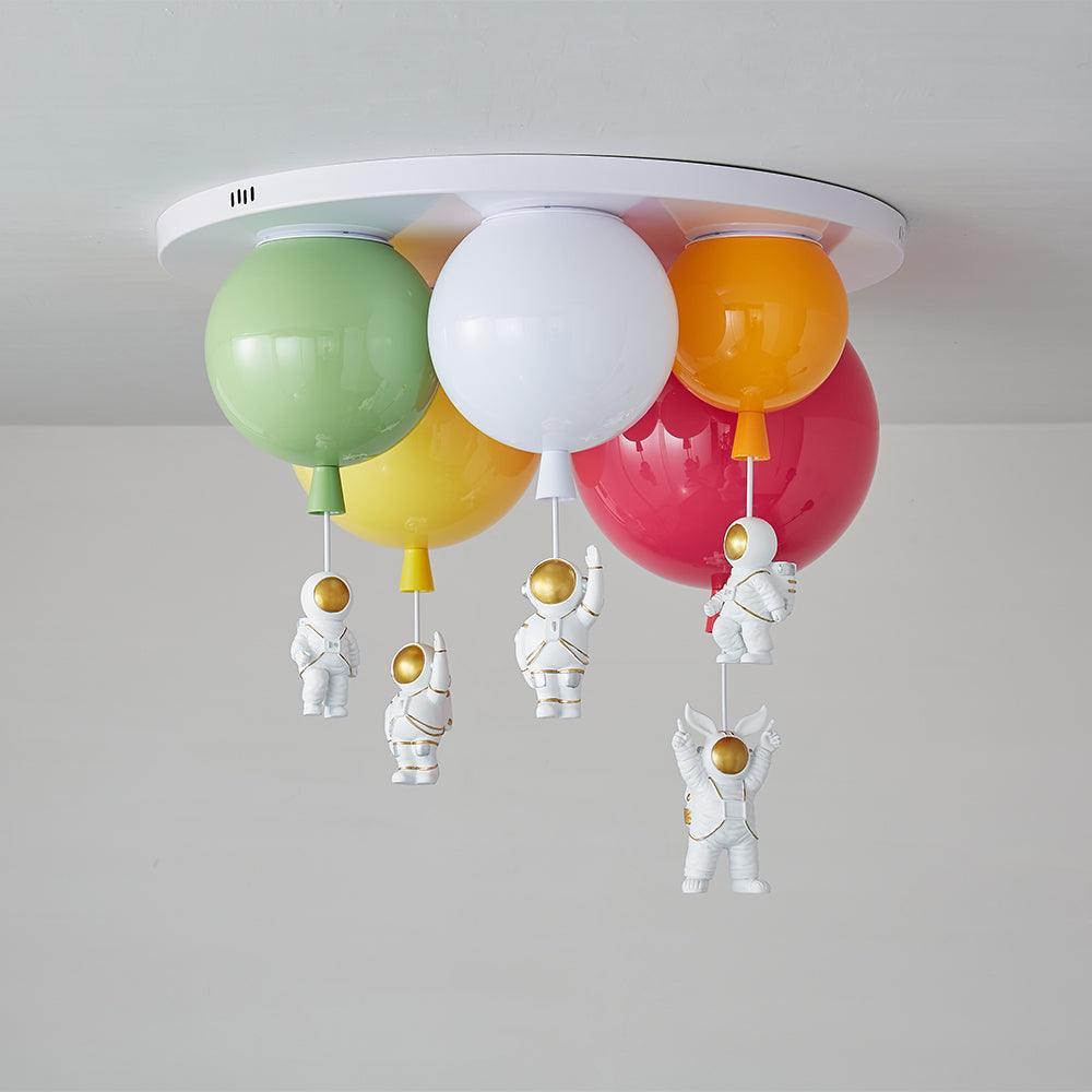 Lustra Plafonnier Astronaute Métal