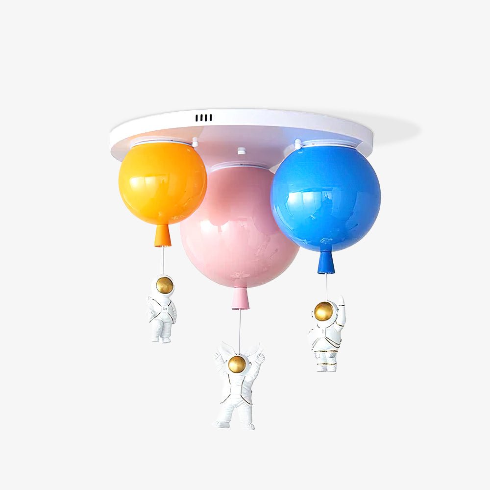 Lustra Plafonnier Astronaute Métal