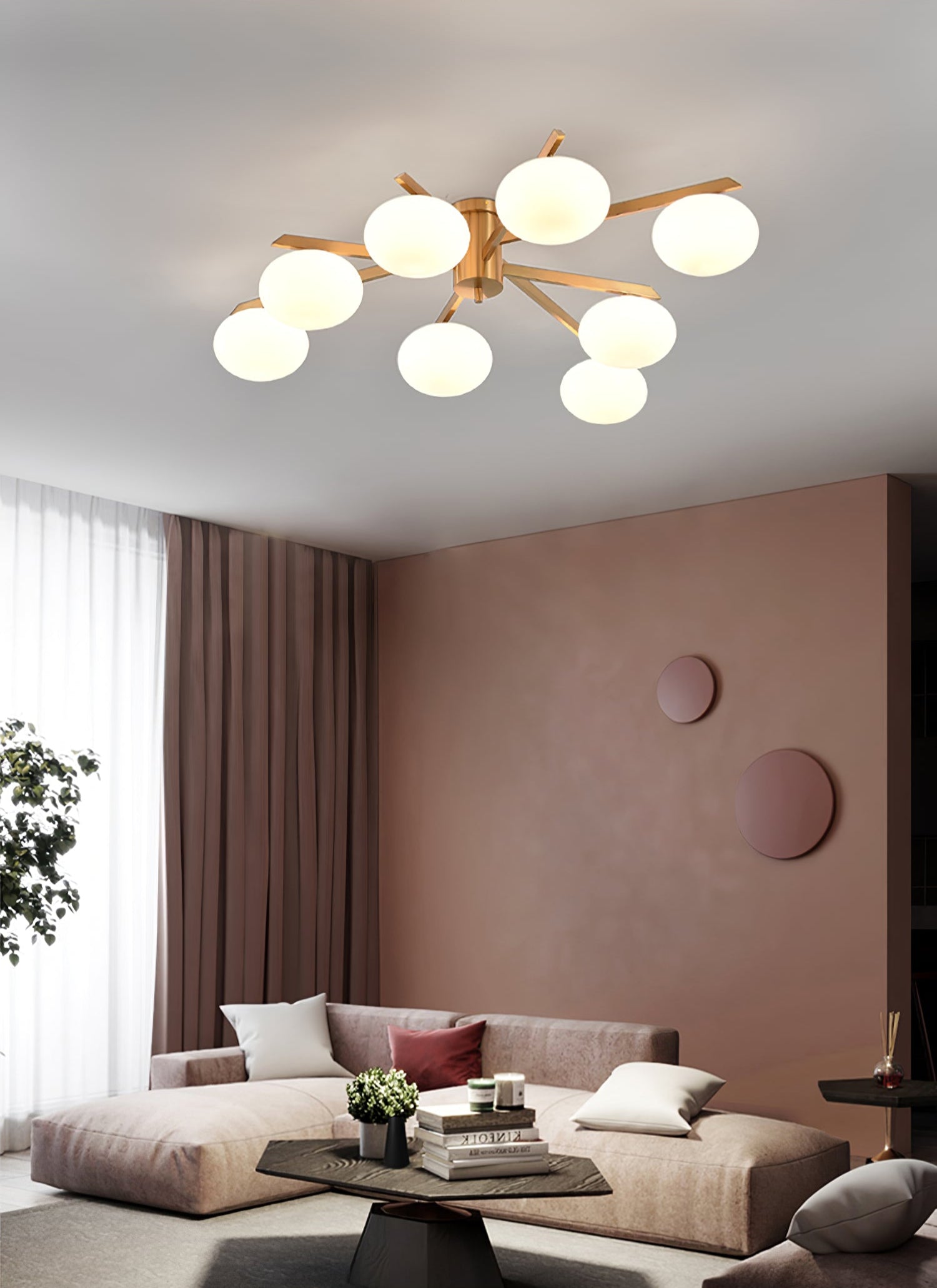 Nova Plafonnier Moderne en Verre