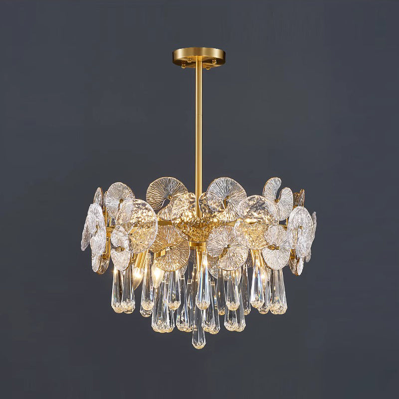 Caeluvyo Postmodern Luxe Élégance Cristal Lustre
