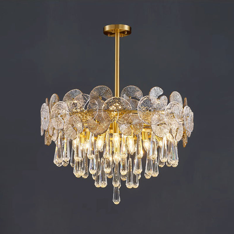 Caeluvyo Postmodern Luxe Élégance Cristal Lustre