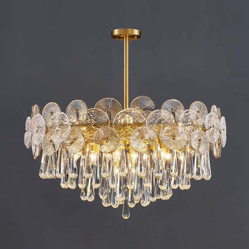 Caeluvyo Postmodern Luxe Élégance Cristal Lustre
