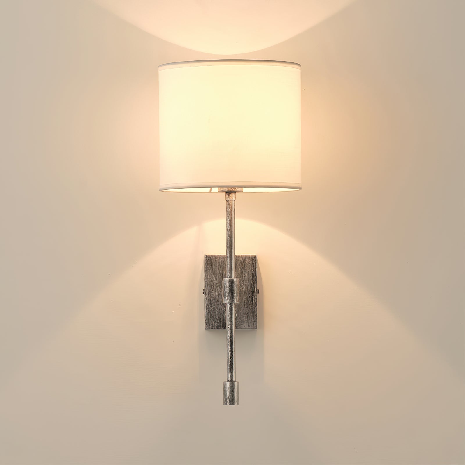 Eirikuvyo Moderne Minimaliste Métal Tissu Applique Murale