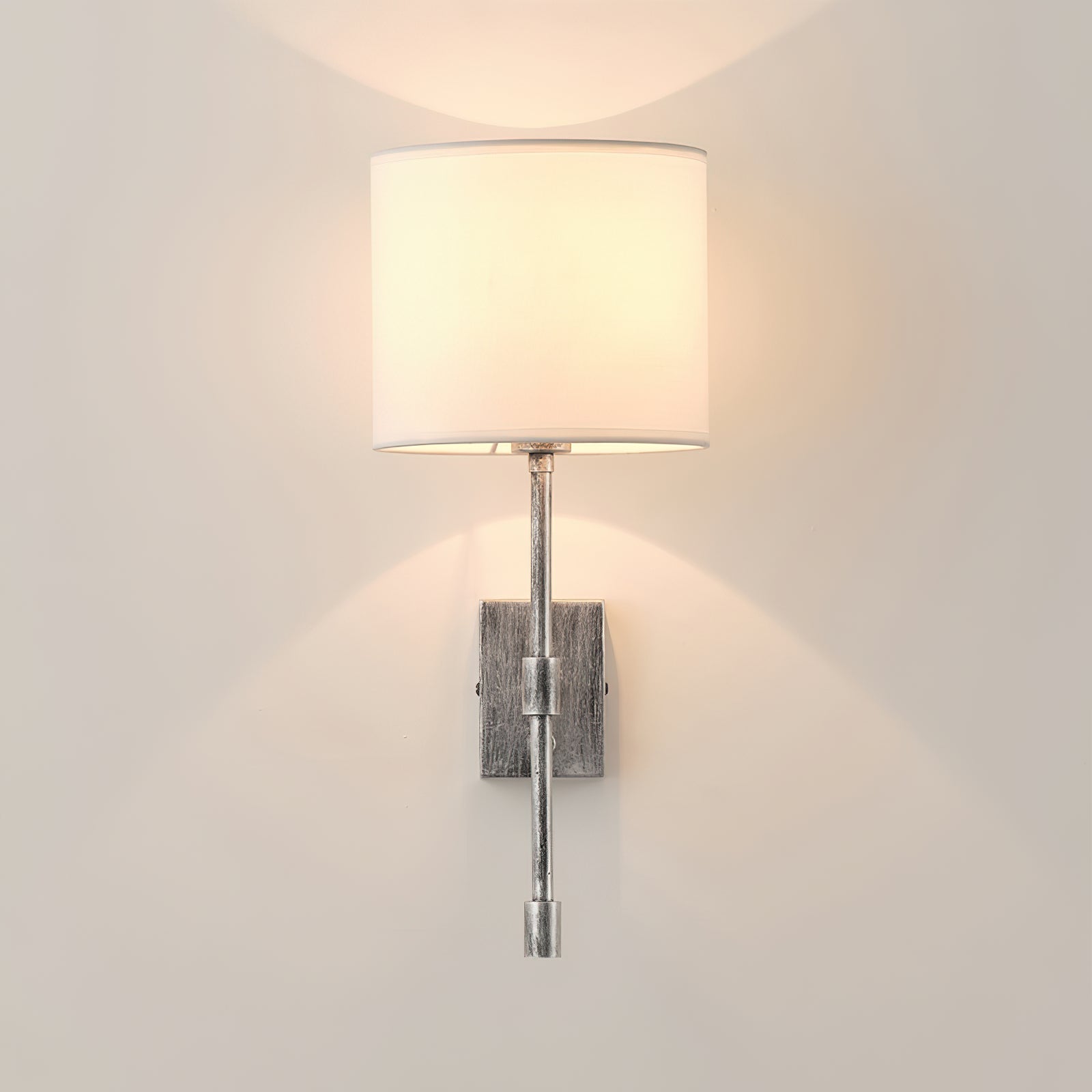 Eirikuvyo Moderne Minimaliste Métal Tissu Applique Murale