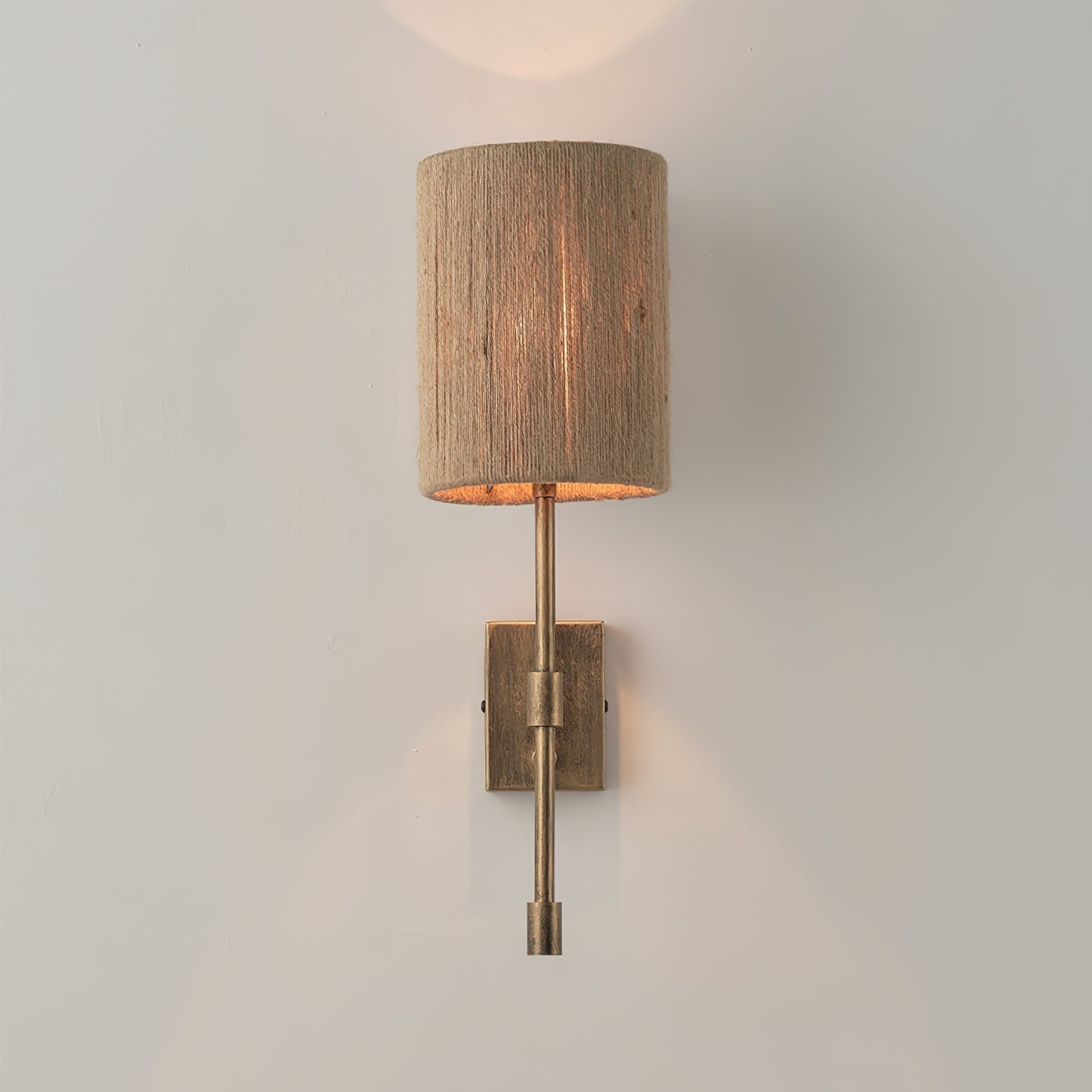 Eirikuvyo Moderne Minimaliste Métal Tissu Applique Murale