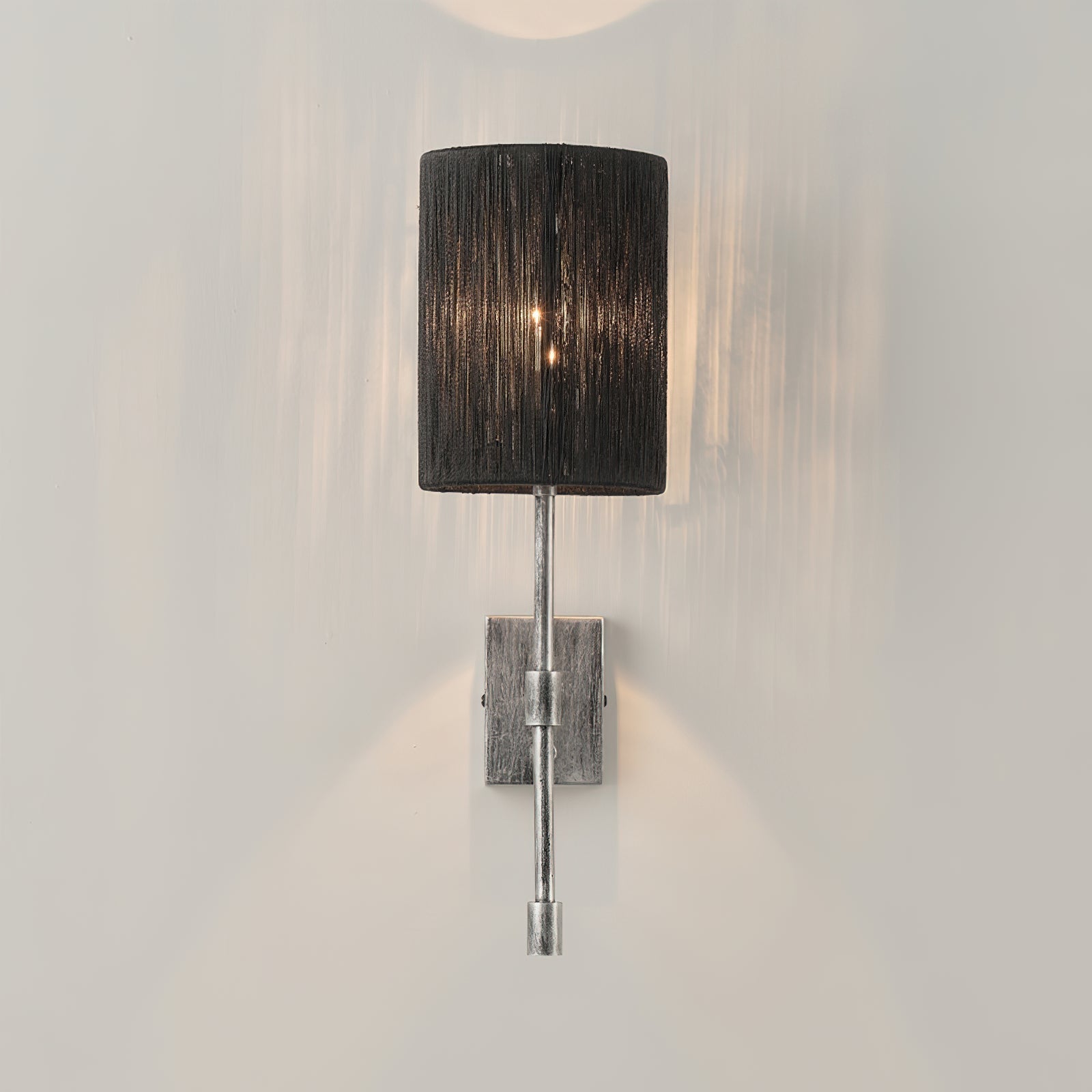 Eirikuvyo Moderne Minimaliste Métal Tissu Applique Murale
