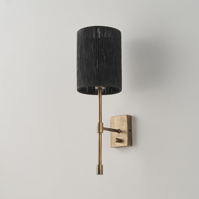 Eirikuvyo Moderne Minimaliste Métal Tissu Applique Murale