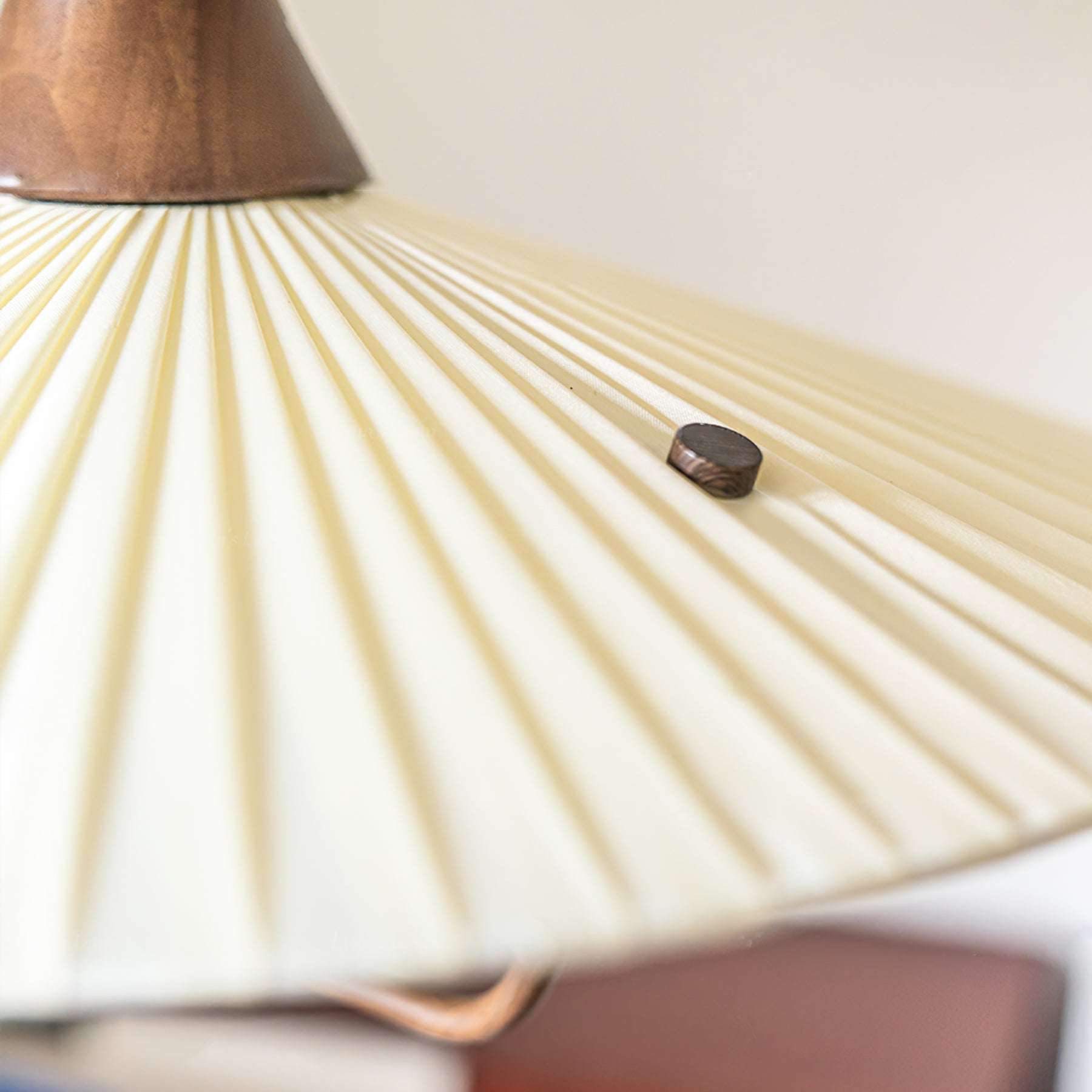Vionne Suspension en bois et blanc style milieu du siècle