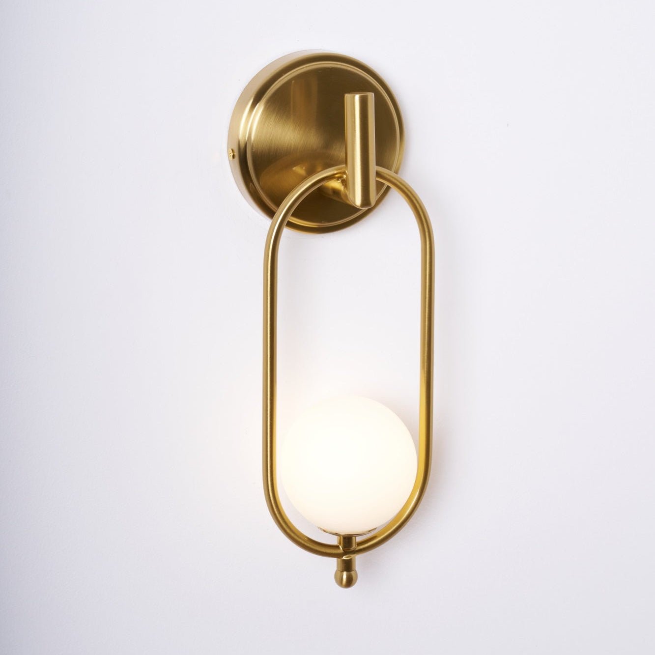 Cumirisra Moderne Minimaliste Laiton Verre Applique Lumière