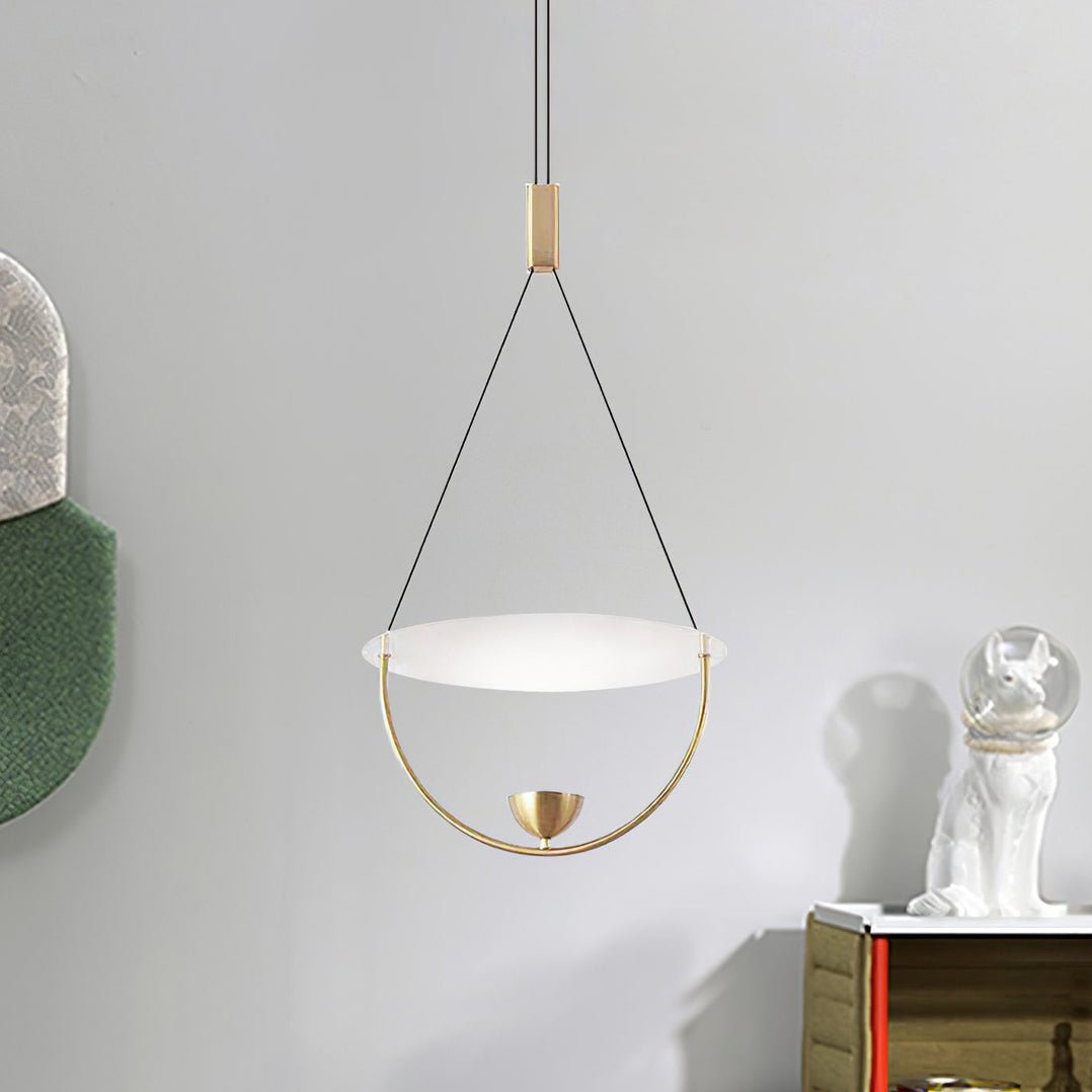 Vecaros Moderne Minimaliste Disque Pendentif Lampe