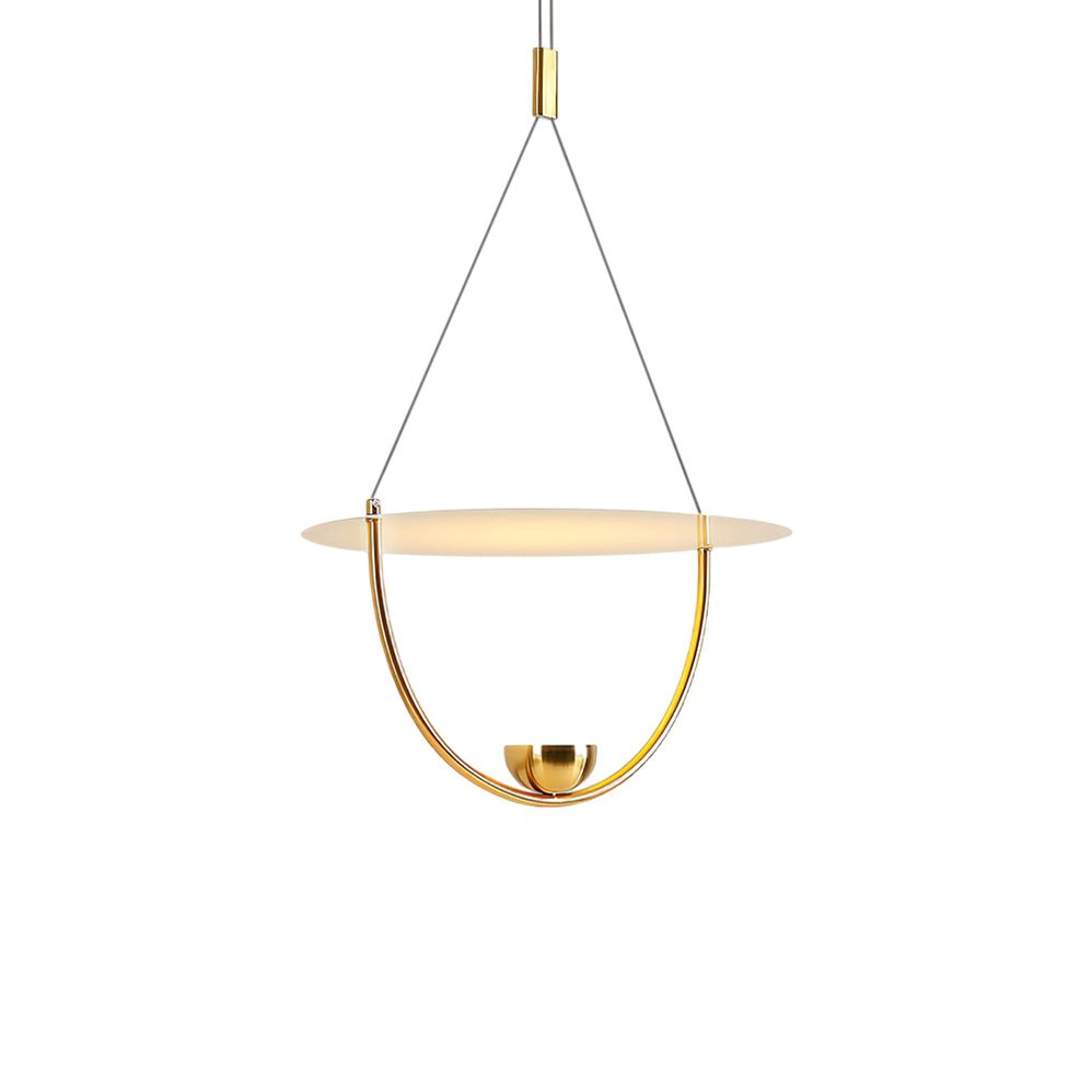 Vecaros Moderne Minimaliste Disque Pendentif Lampe