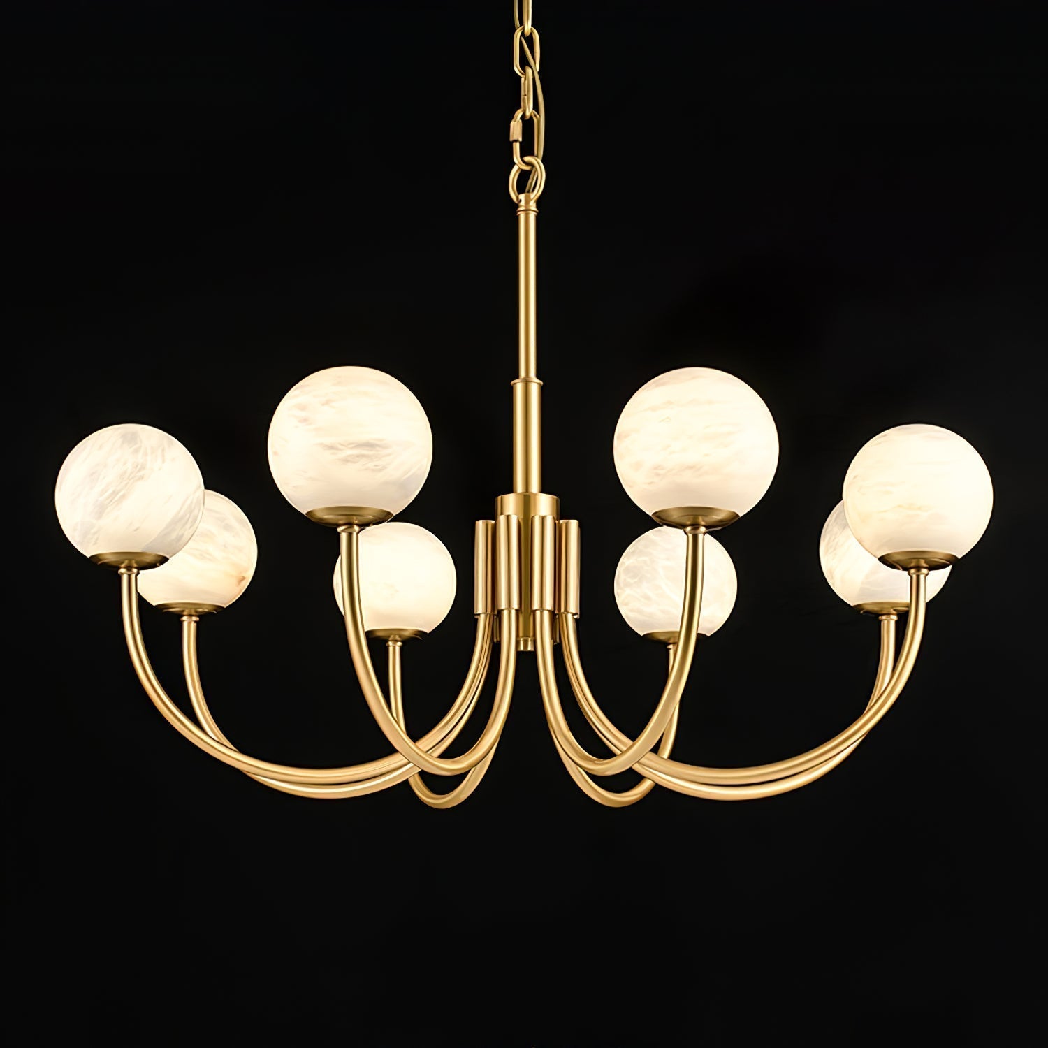 Alira Lustre Vintage en Albâtre