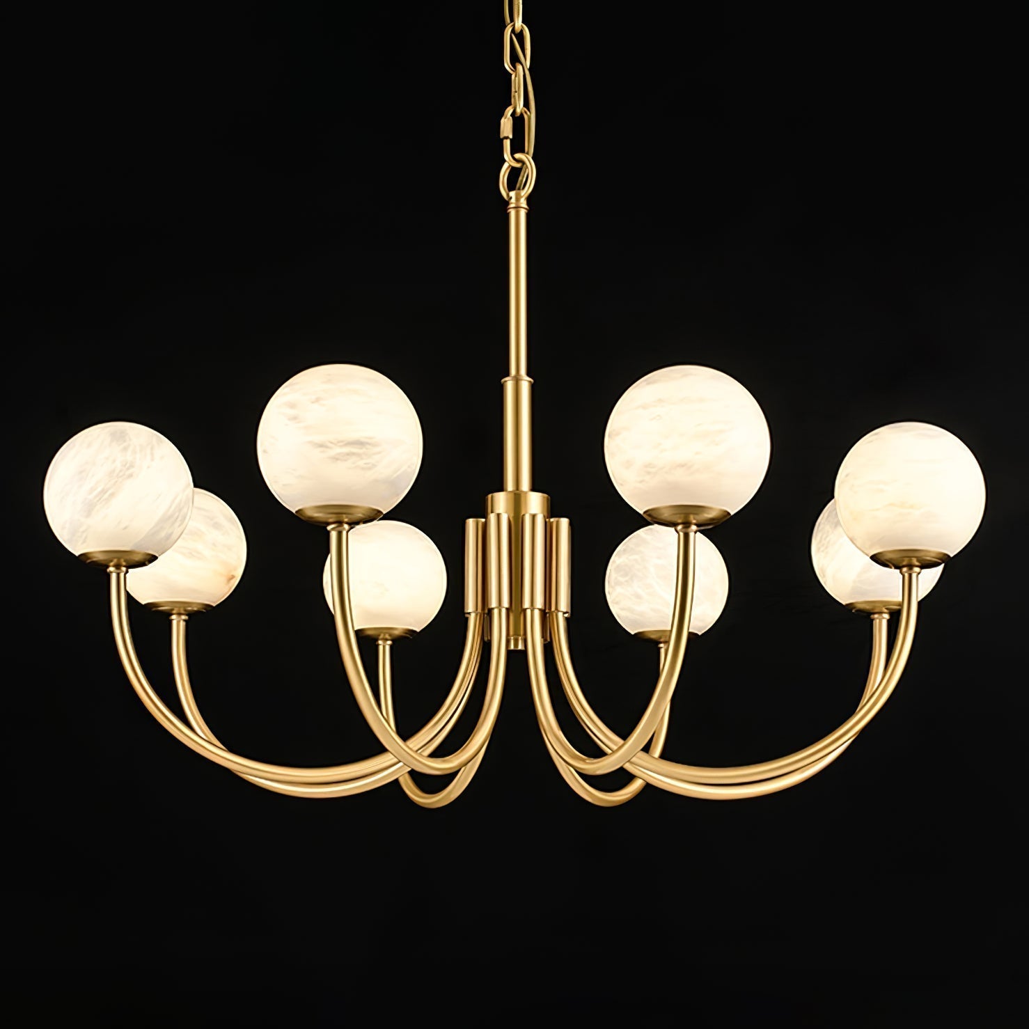 Alira Lustre Vintage en Albâtre