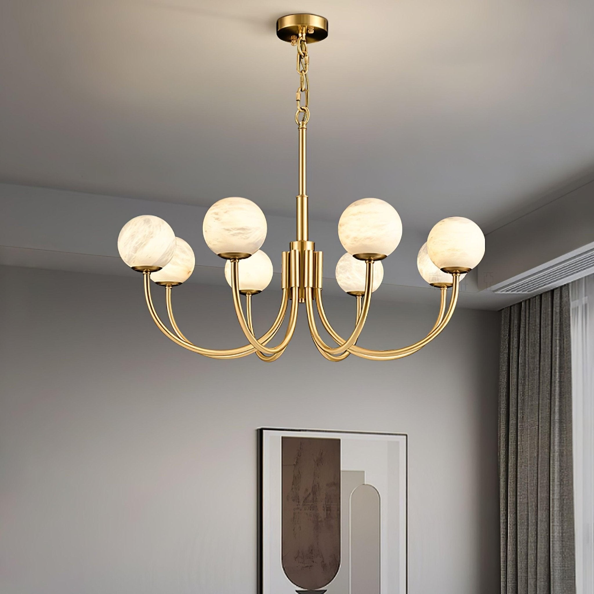 Alira Lustre Vintage en Albâtre
