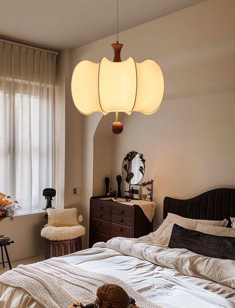 Calithra Suspension en Tissu et Bois
