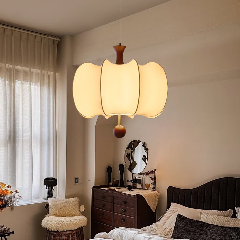 Calithra Suspension en Tissu et Bois