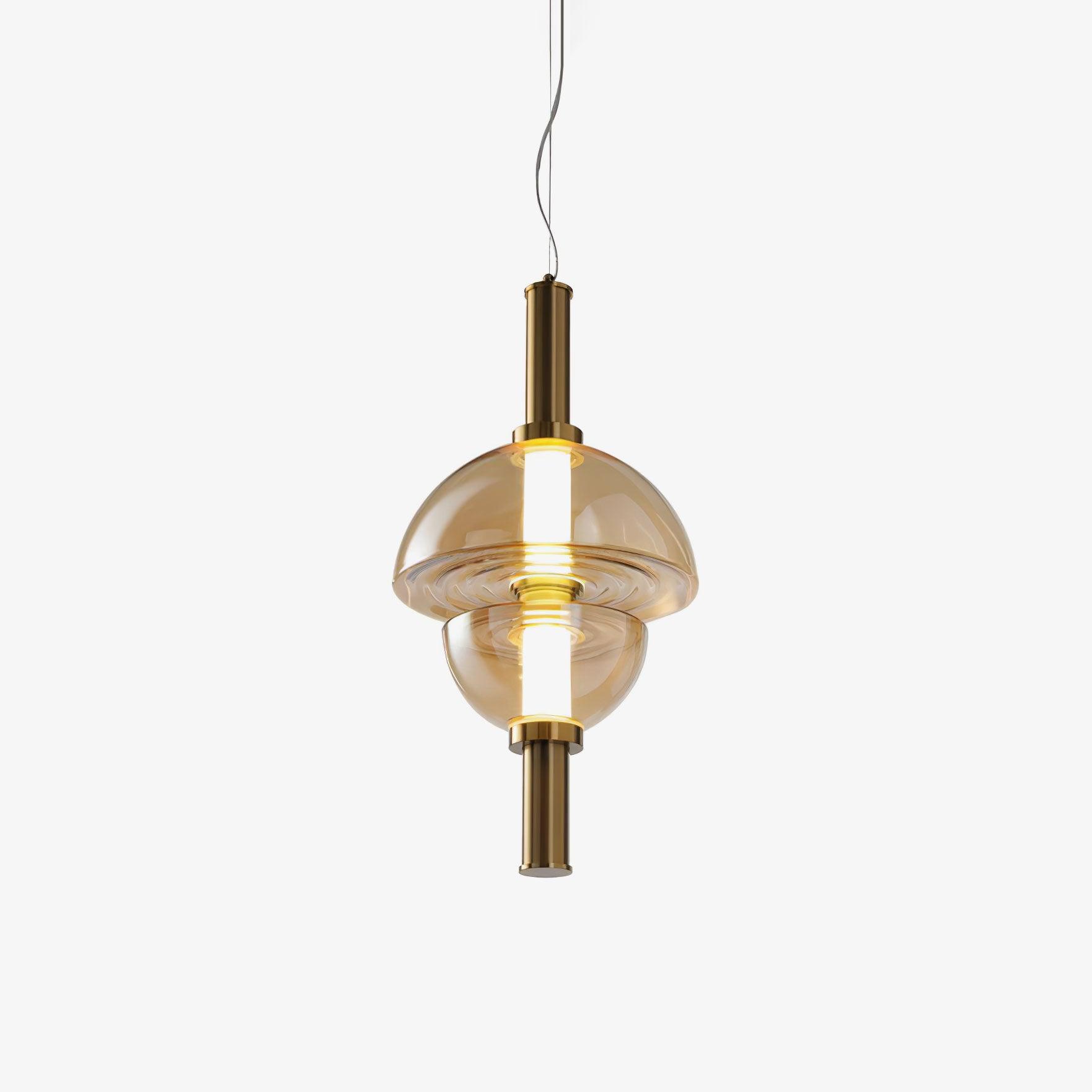 Aura Suspension en Verre Contemporaine