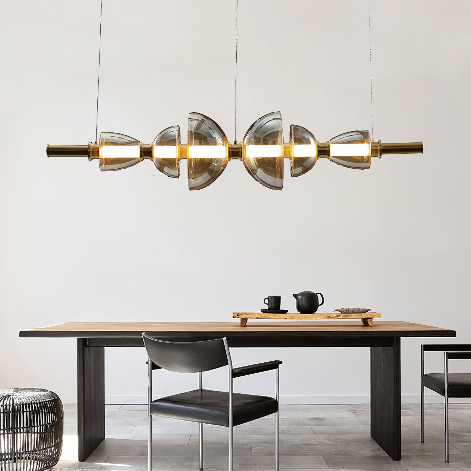 Aura Suspension en Verre Contemporaine
