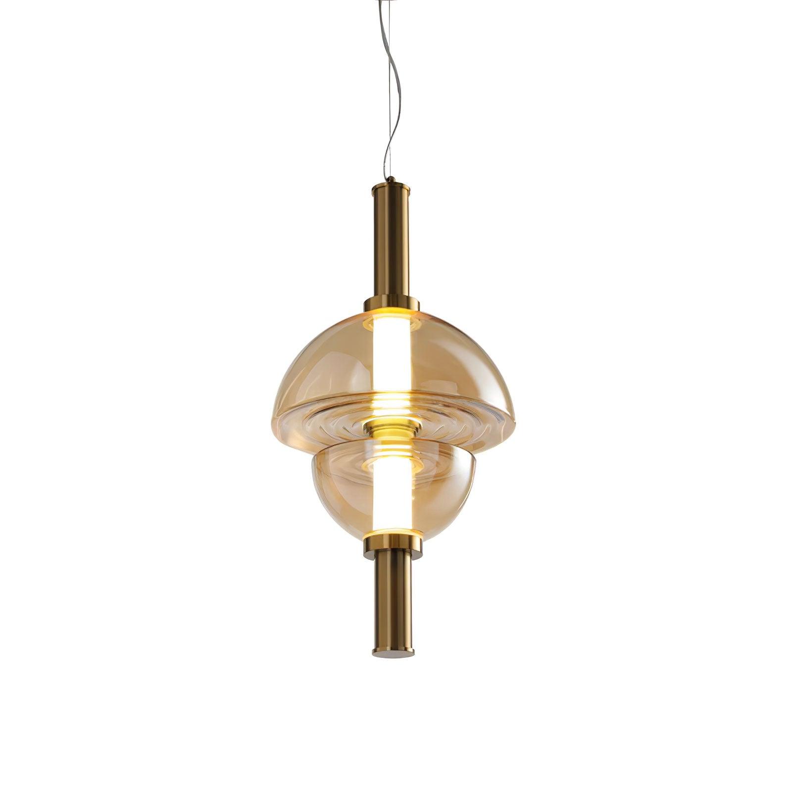 Aura Suspension en Verre Contemporaine