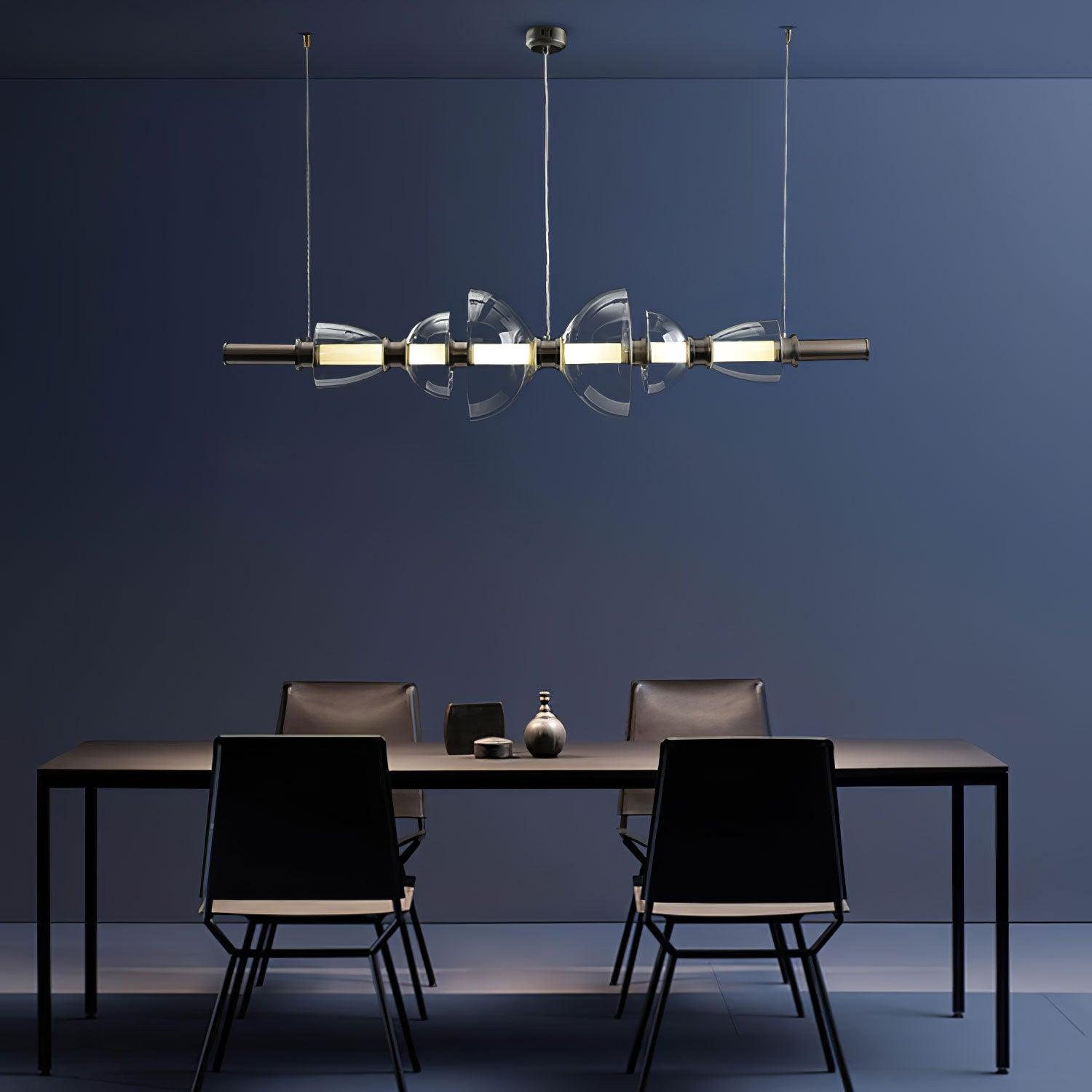 Aura Suspension en Verre Contemporaine