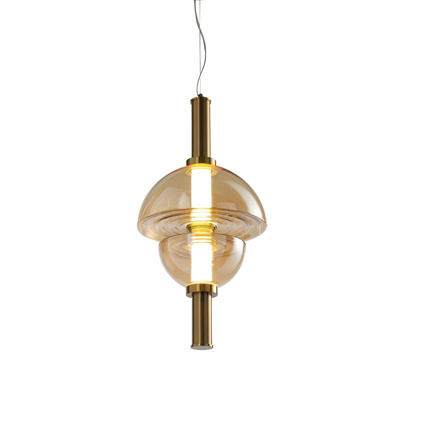 Aura Suspension en Verre Contemporaine