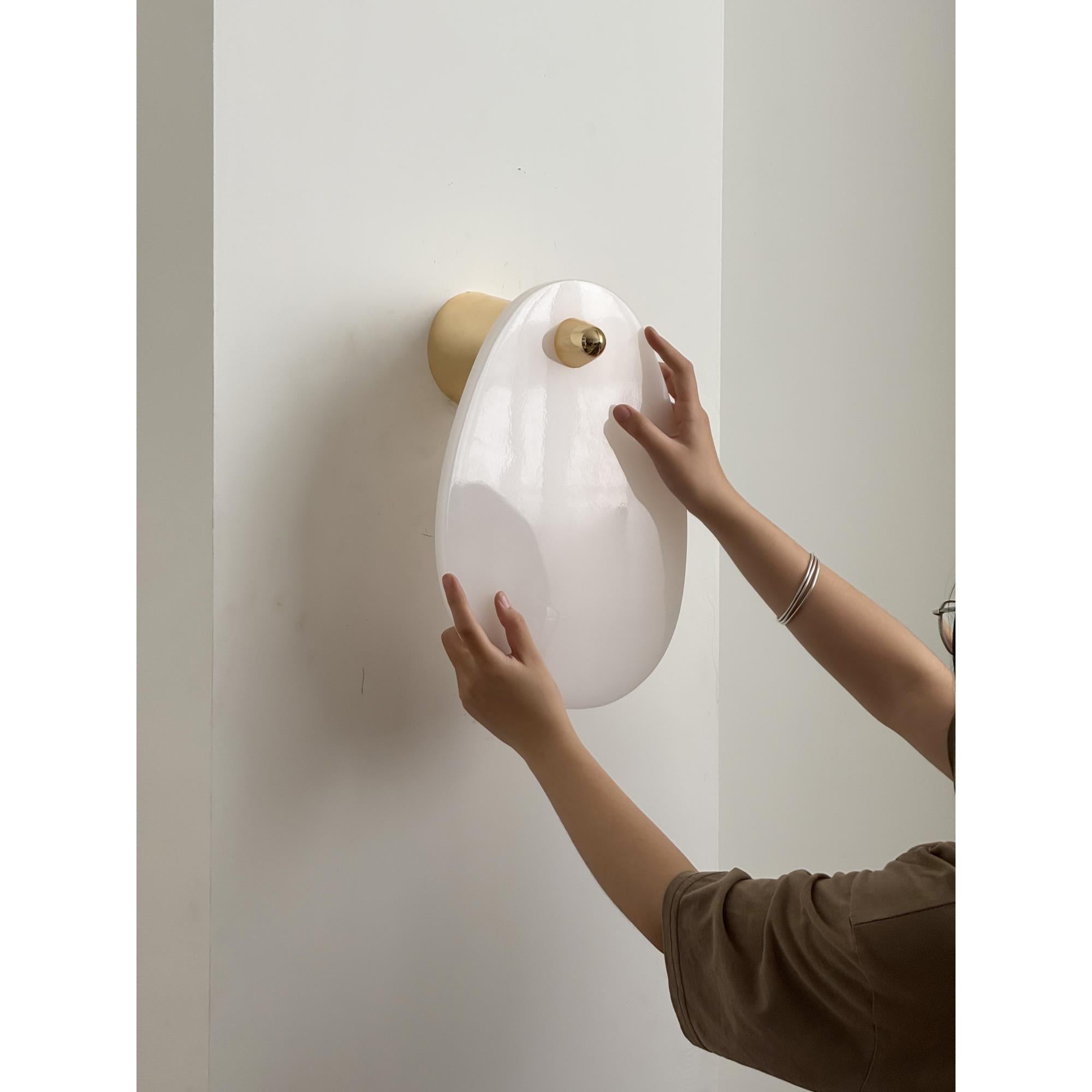 Norduvys Moderne Luxuriouse Métal Marbre Applique Murale
