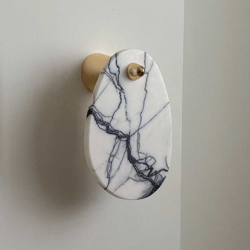Norduvys Moderne Luxuriouse Métal Marbre Applique Murale