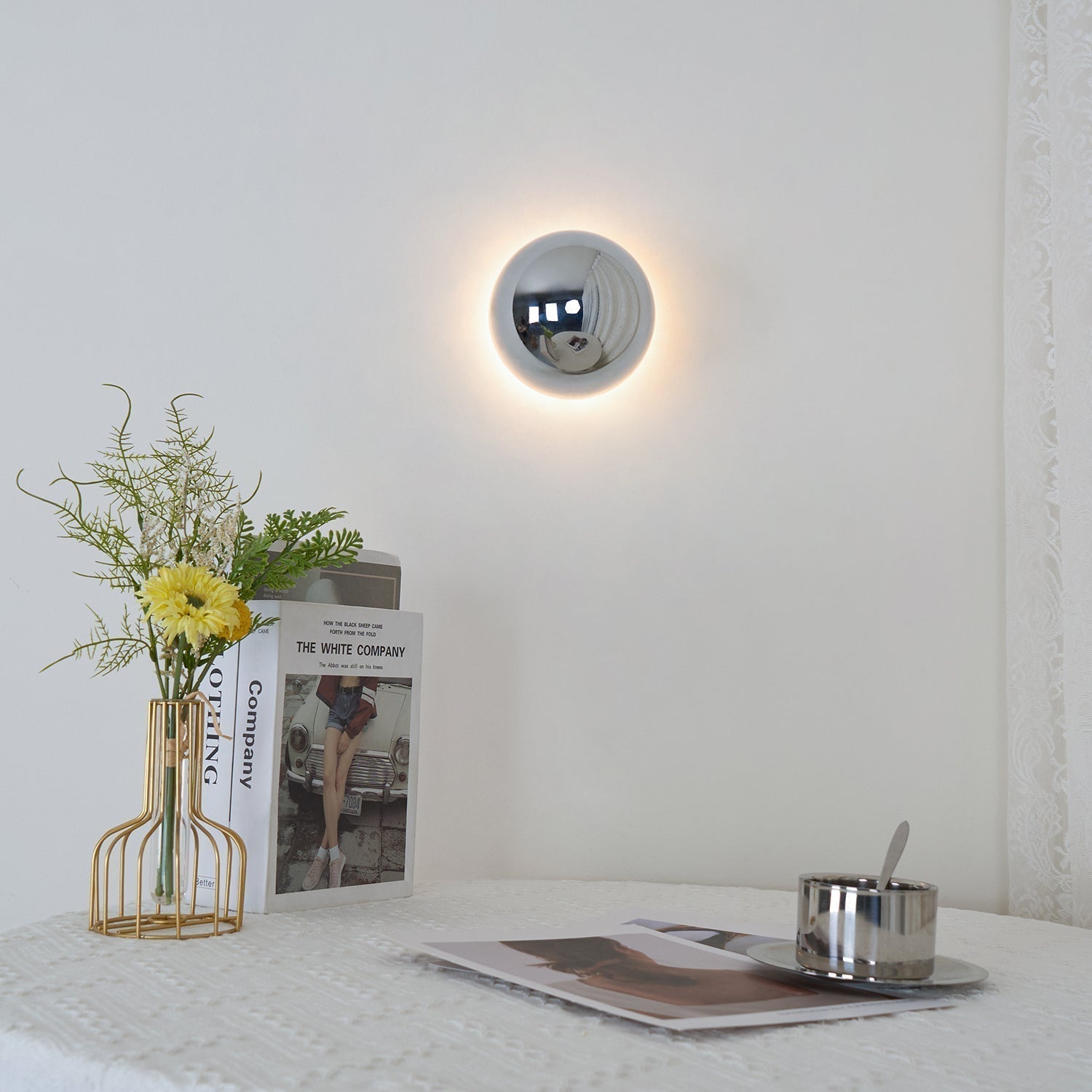 Louisa Applique Murale Moderne Minimaliste Sphère Sconce