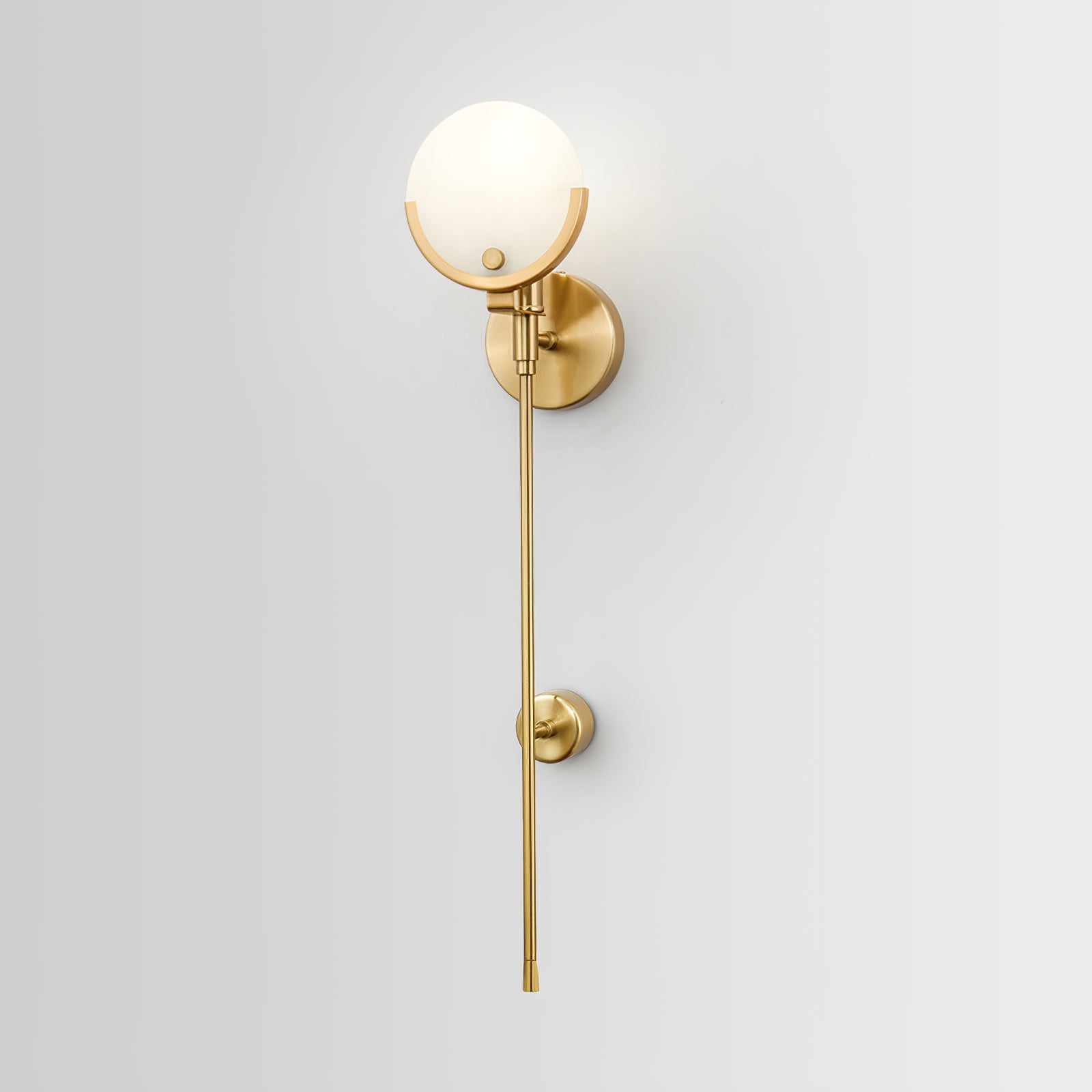 Ljomuvyo Moderne Minimaliste Laiton Albâtre Applique Murale