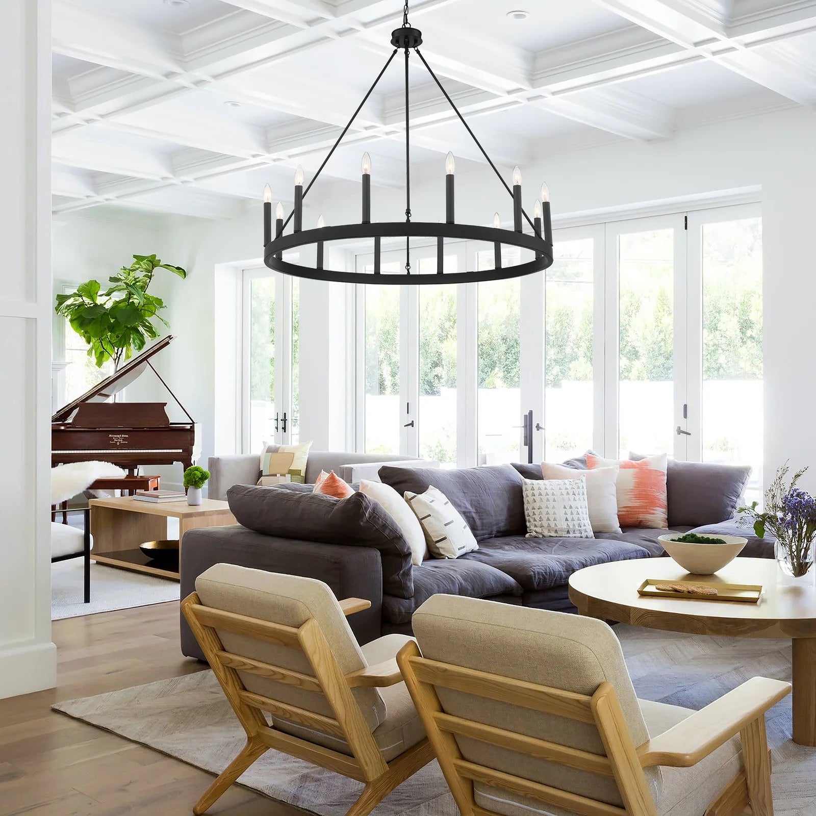 Mjolkuvyo Moderne Minimaliste Métal Lustre