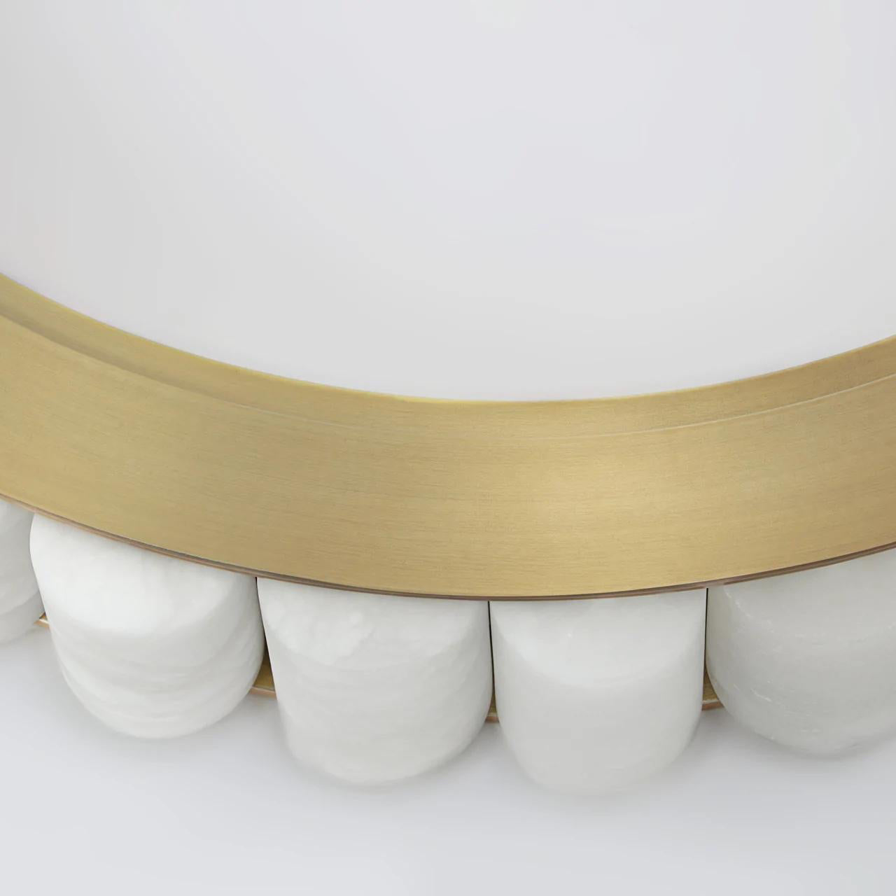 Sifuvyh Postmodern Luxe Inoxydable Albâtre Lustre