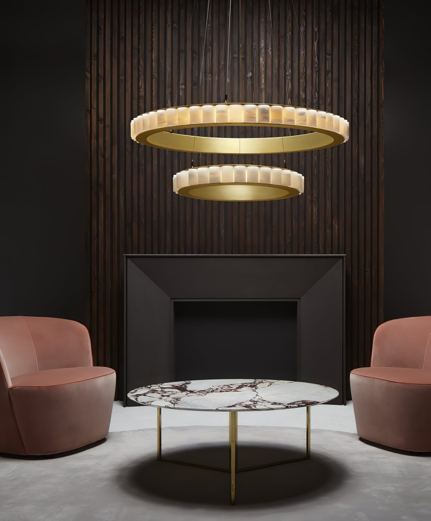 Sifuvyh Postmodern Luxe Inoxydable Albâtre Lustre