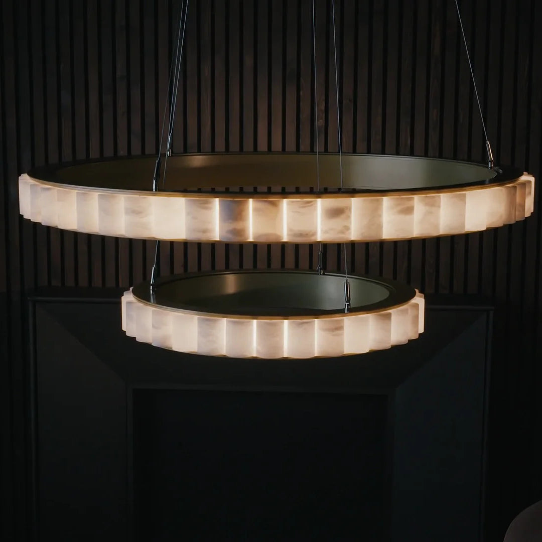 Sifuvyh Postmodern Luxe Inoxydable Albâtre Lustre