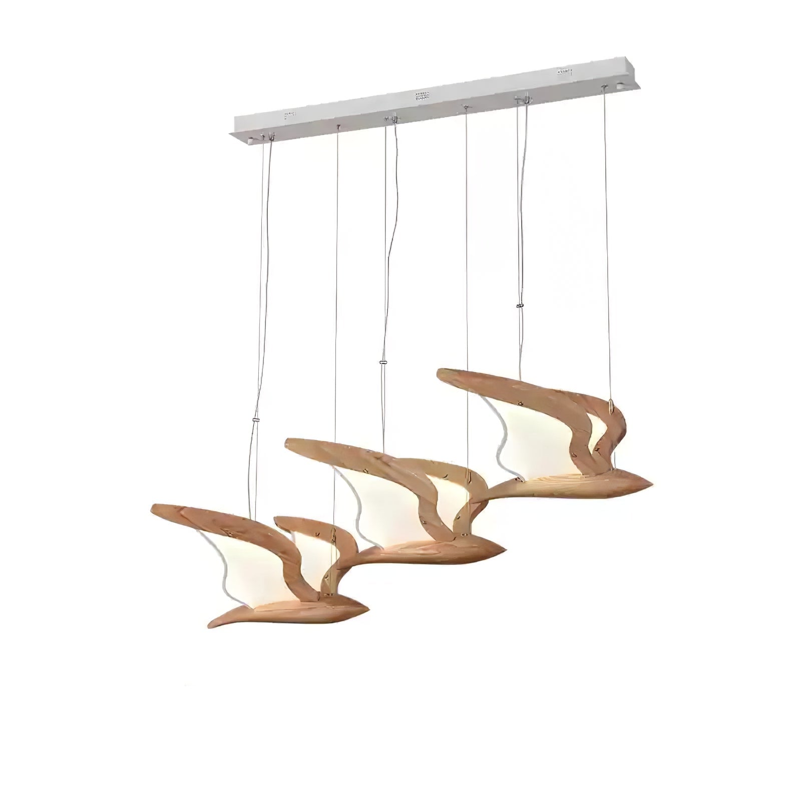 Lyvynia Lampe Suspendue en Bois Organique