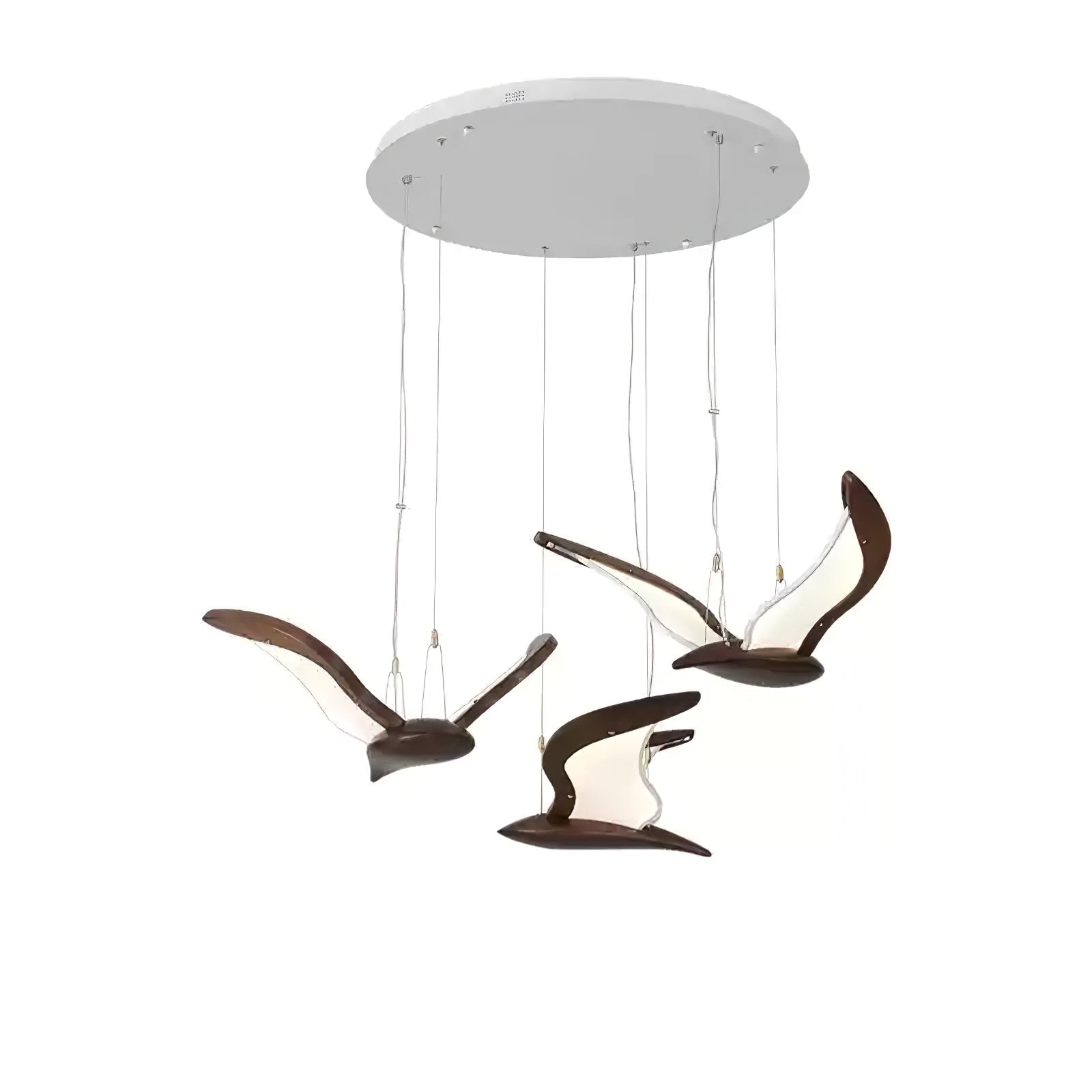 Lyvynia Lampe Suspendue en Bois Organique
