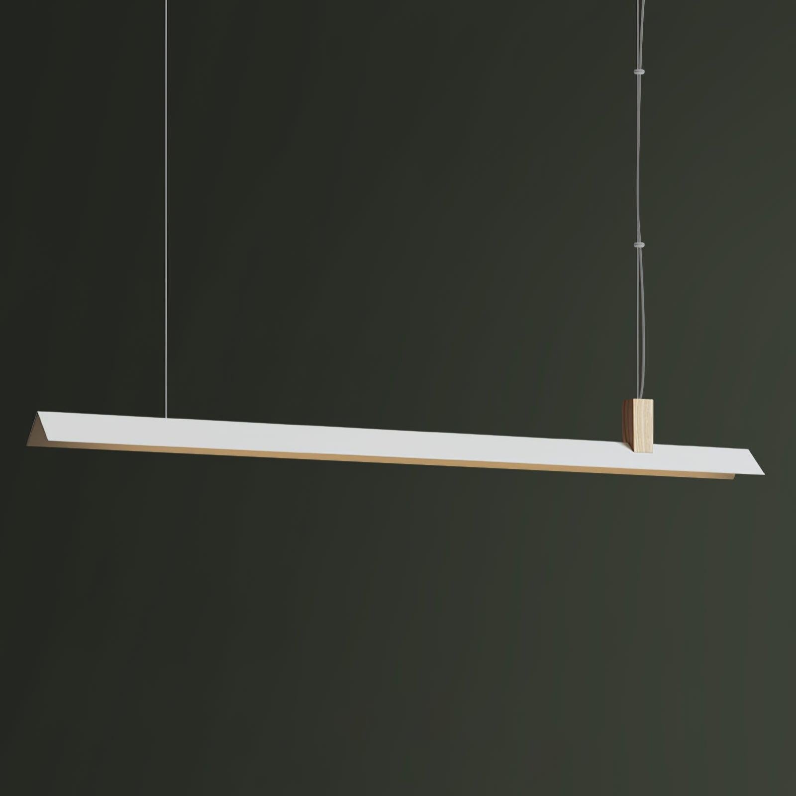 Linea Lampe Suspendue en Bois Minimaliste