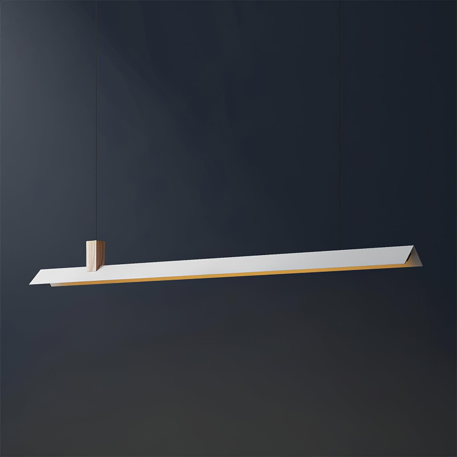 Linea Lampe Suspendue en Bois Minimaliste