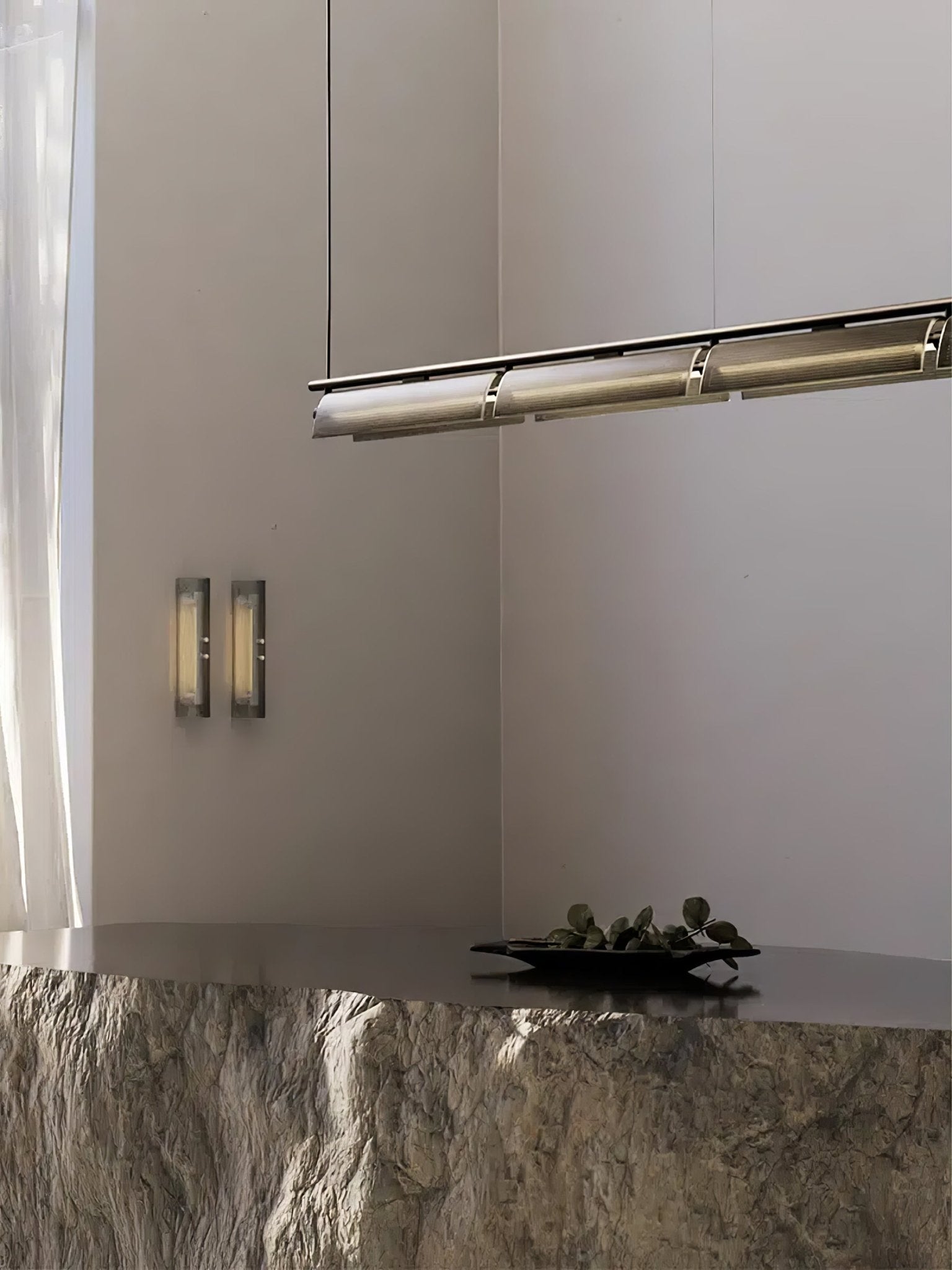 Lustra Lustre Verre Fumé Moderne