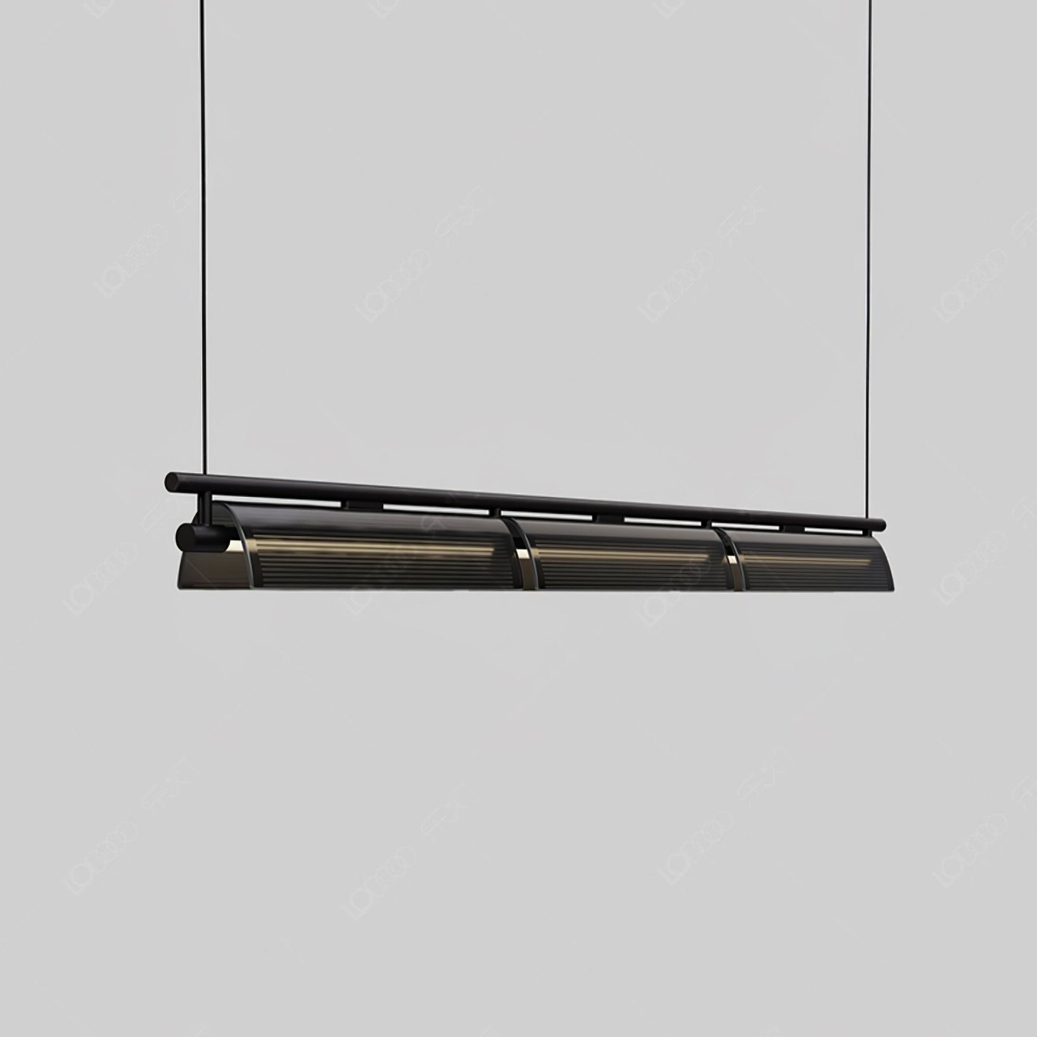 Lustra Lustre Verre Fumé Moderne
